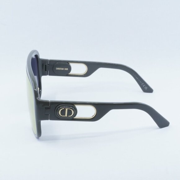 Dior DIORBOBBYSPORT M1U 45A7 Sunglasses Grey Shield Frame, Silver Lenses main image 9